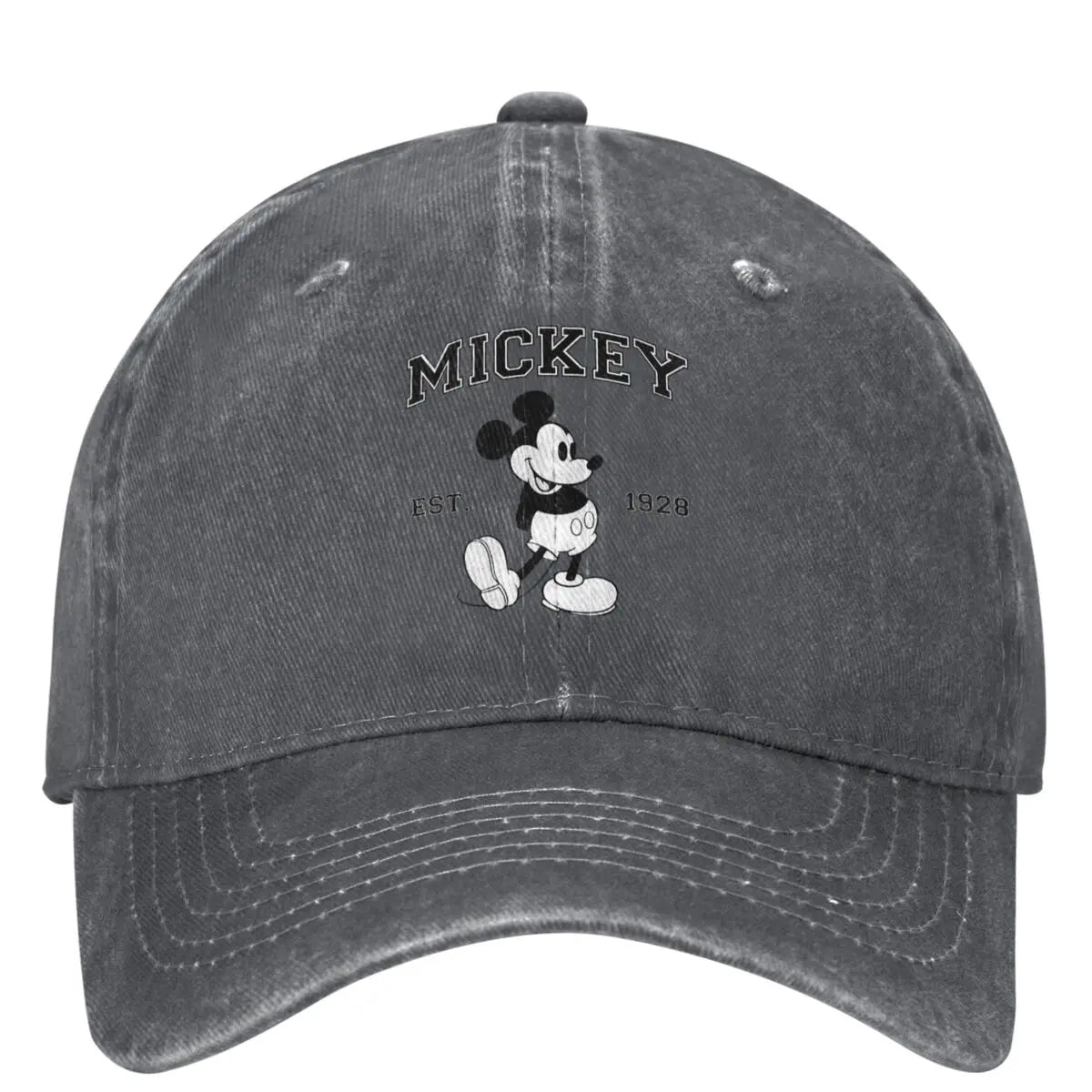 Mickey Mouse Est 1928 Designer Snapback Baseball Cap