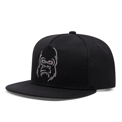Animal Pattern Embroidery Snapback Hat Unisex