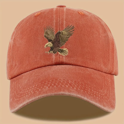 Eagle Print Adjustable Outdoor Vacation Baseball Cap