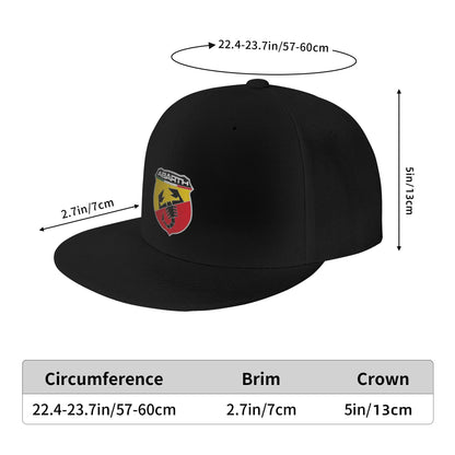 Adesivo Scorpione Abarth Breathable Unisex Snapback Cap