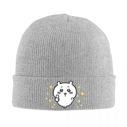 Kawaii Chiikawa Manga Winter Knit Bucket Hat