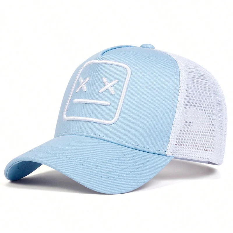 XX Embroidery Mesh Hip Hop Baseball Cap