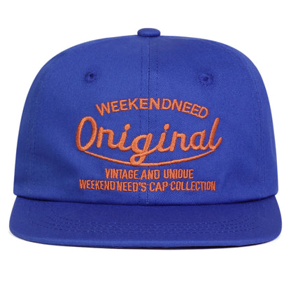 Original Letter Embroidery Snapback Cap