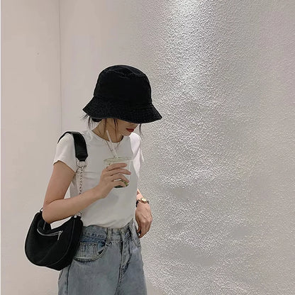 Cowboy Style Face-Cover Sun Protection Bucket Hat