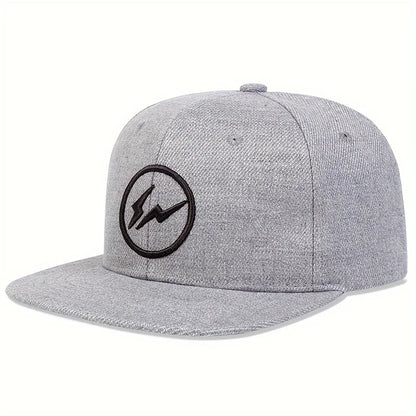 Unisex Lightning Embroidery Hip-hop Hats