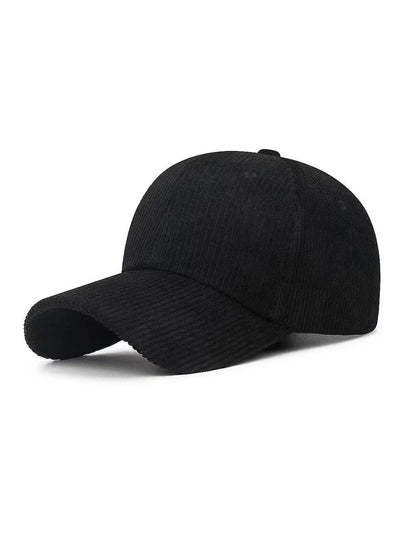 Japanese Corduroy Solid Color Baseball Cap