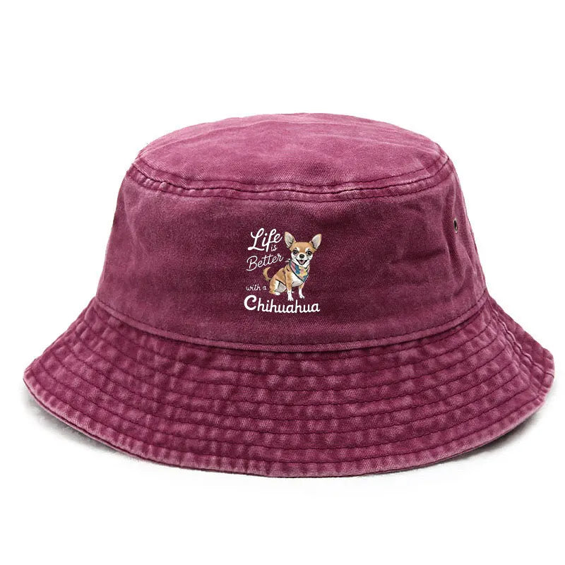 Chihuahua Lover Vintage Bucket Hat