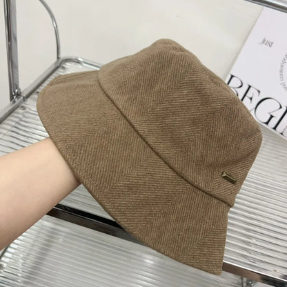 Women's Simple Sun Protection Bucket Hat