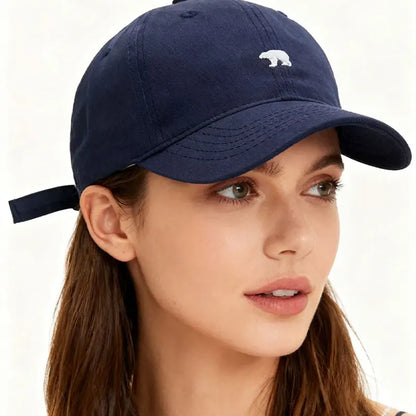 Polar Bear Embroidered Baseball Cap
