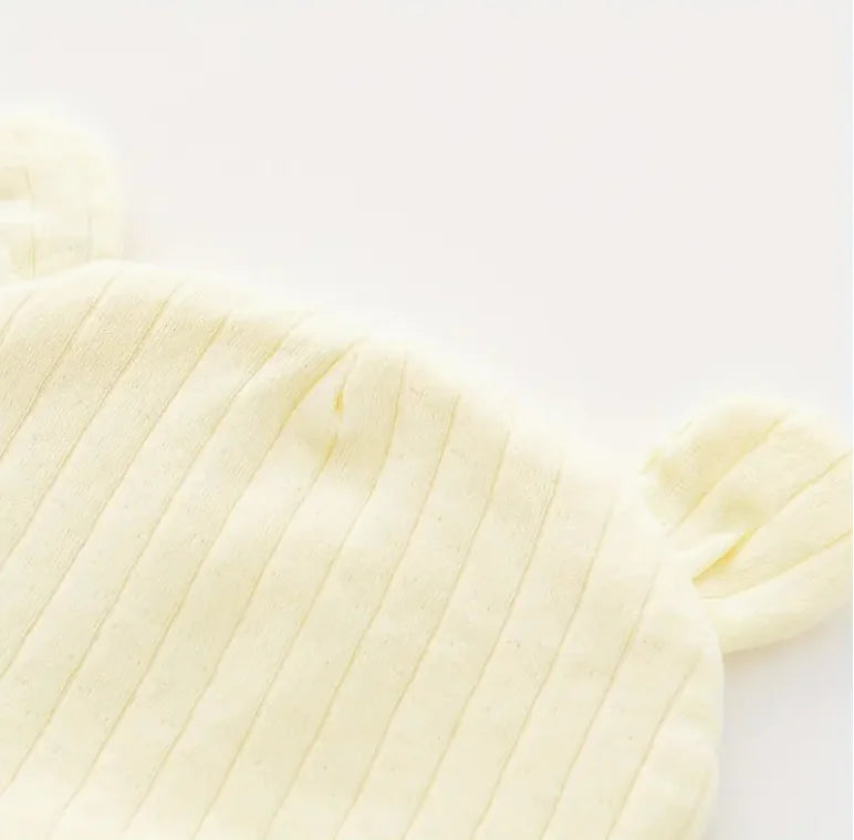 Toddler Bear Ear Cotton Winter Bucket Hat