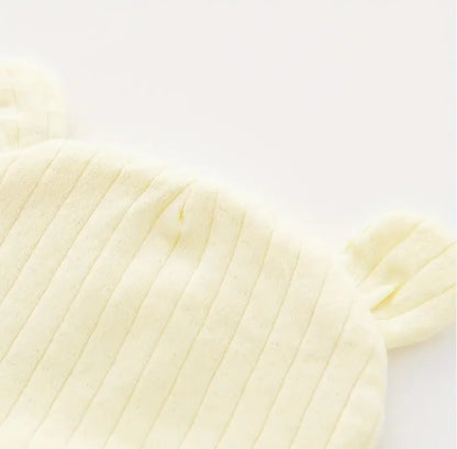 Toddler Bear Ear Cotton Winter Bucket Hat