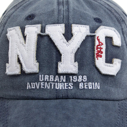 New Vintage Big Letter NYC Baseball Cap