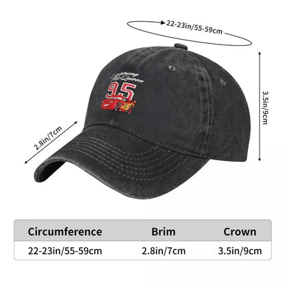 Lightning McQueen Cars Luxury Dad Baseball Cap