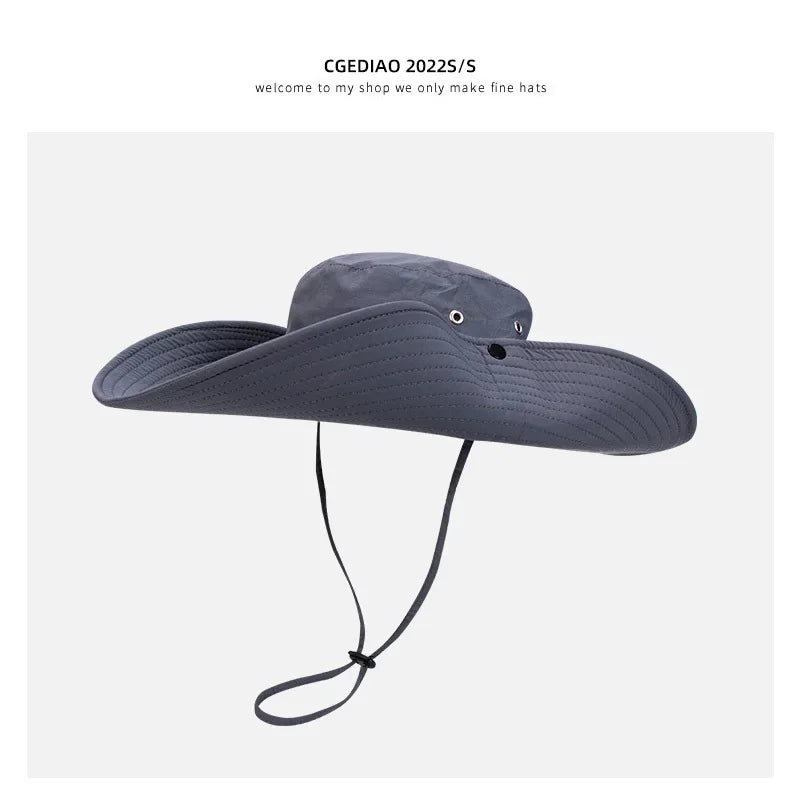 Unisex UV Protection Bucket Hat – Wide Brim Sun Cap