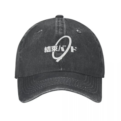 Bocchi The Rock Distressed Denim Baseball Cap