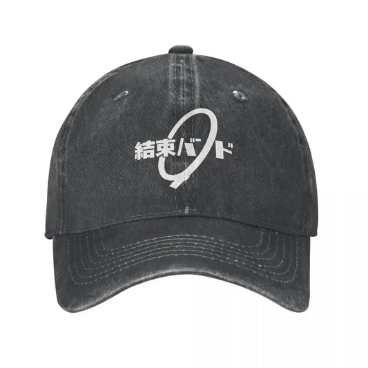Bocchi The Rock Distressed Denim Baseball Cap