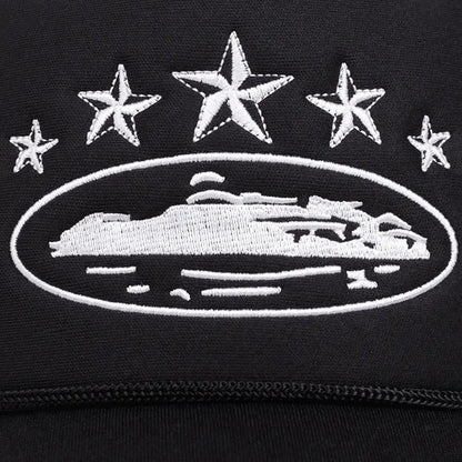 Fashionable And Simple Star-embroidered Sponge Baseball Caps