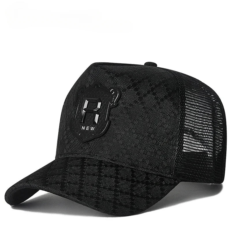 Unisex R Logo Camouflage Baseball Cap