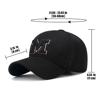 Unisex M 3D Embroidered Fashion Baseball Cap