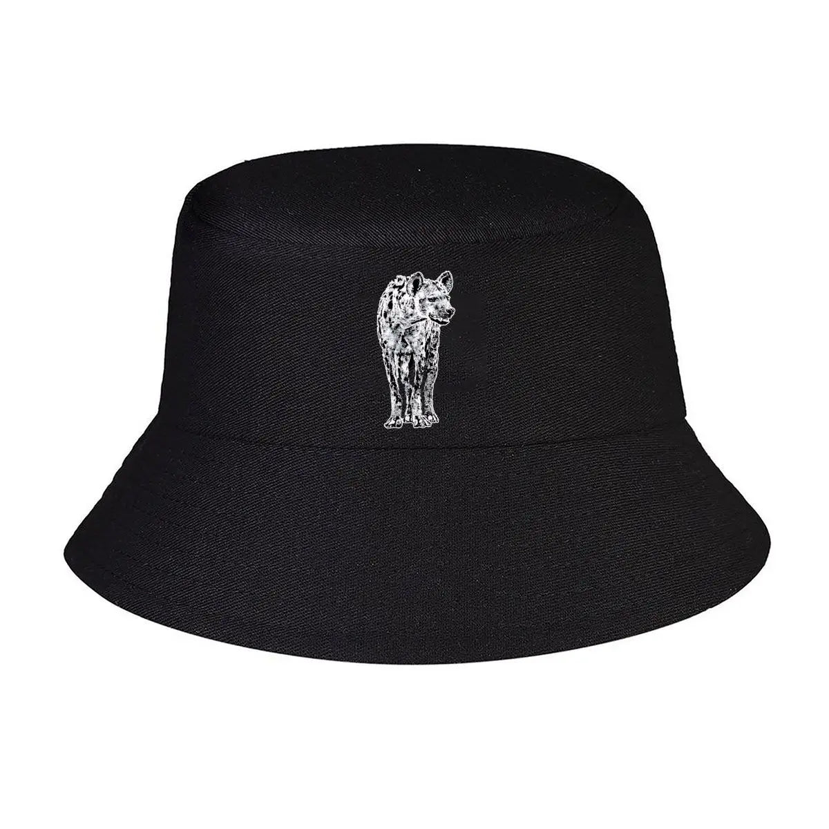 Surreal Multi Legged Hyena Graphic Print Winter Bucket Hat