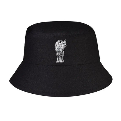 Surreal Multi Legged Hyena Graphic Print Winter Bucket Hat