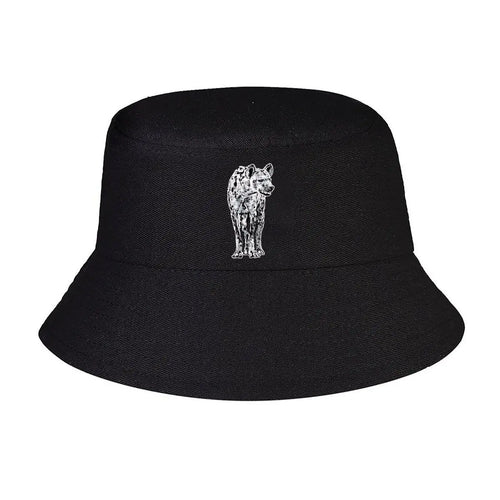 Surreal Multi Legged Hyena Graphic Print Winter Bucket Hat