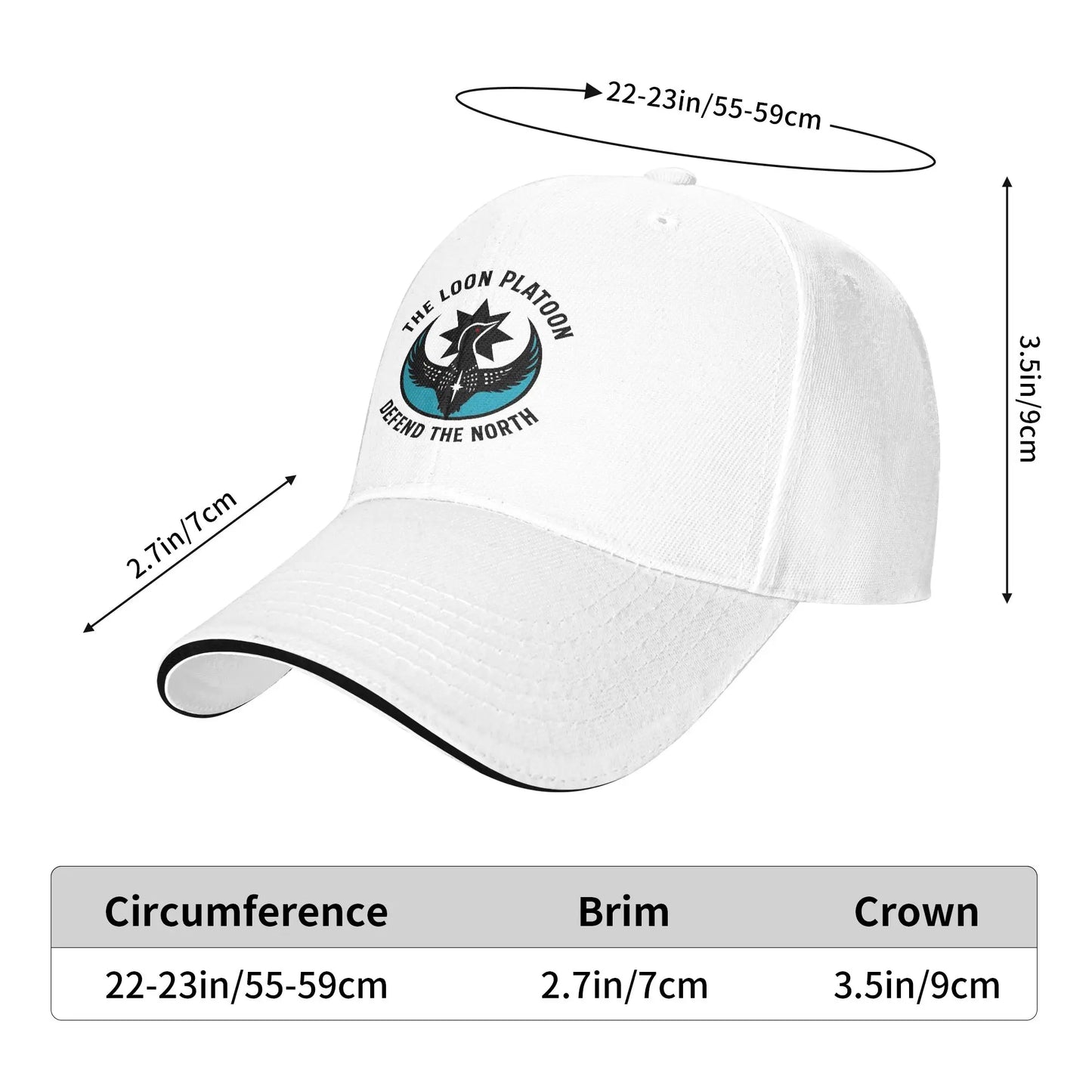 Minnesota Rebels Loon Hip Hop Baseball Cap