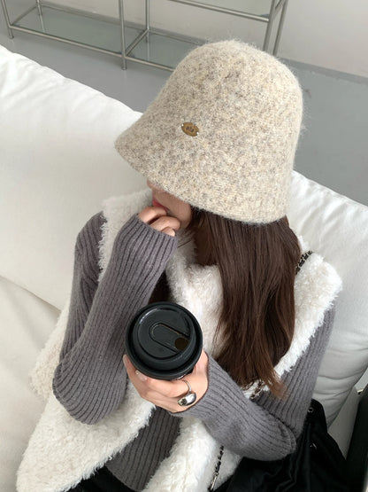 Warm Fuzzy Wool Blend Bucket Hat