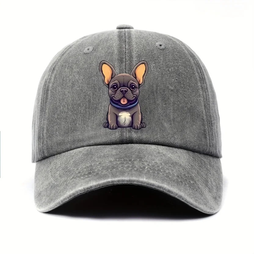 Fantasy Dog Print Cotton Baseball Cap Unisex