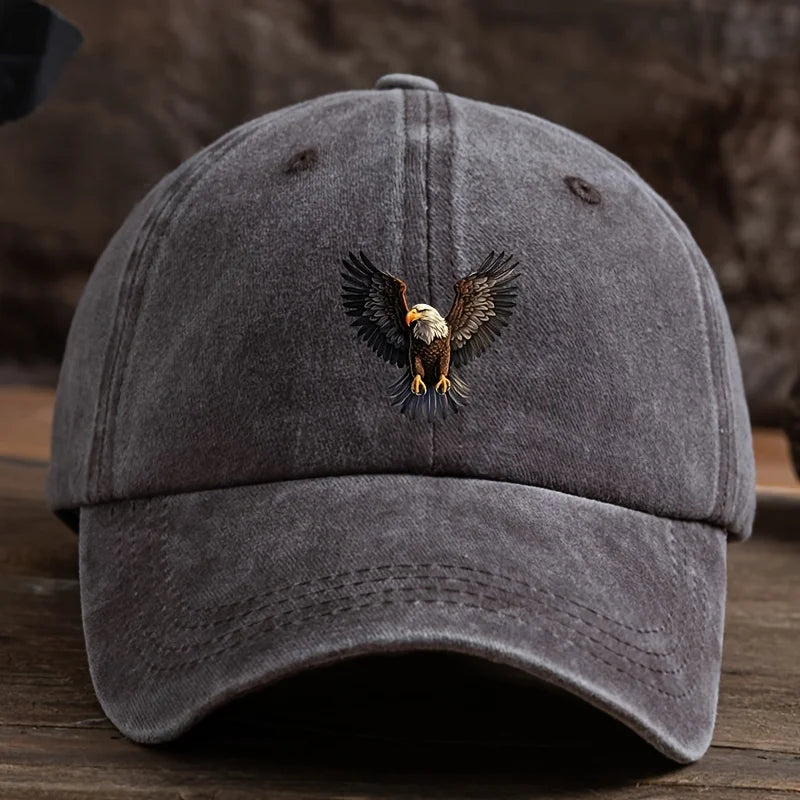 Winged Eagle Print Hip Hop Baseball Cap