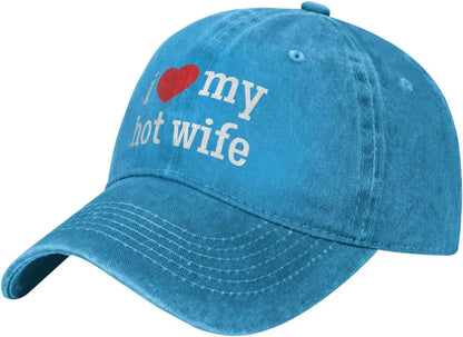 I Love My Hot Wife Graphic Baseball Cap