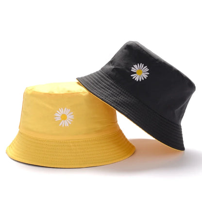 Reversible Duck Print Summer Travel Bucket Hat