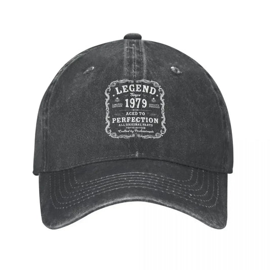 Vintage Since 1979 Distressed Cotton Baseball Cap