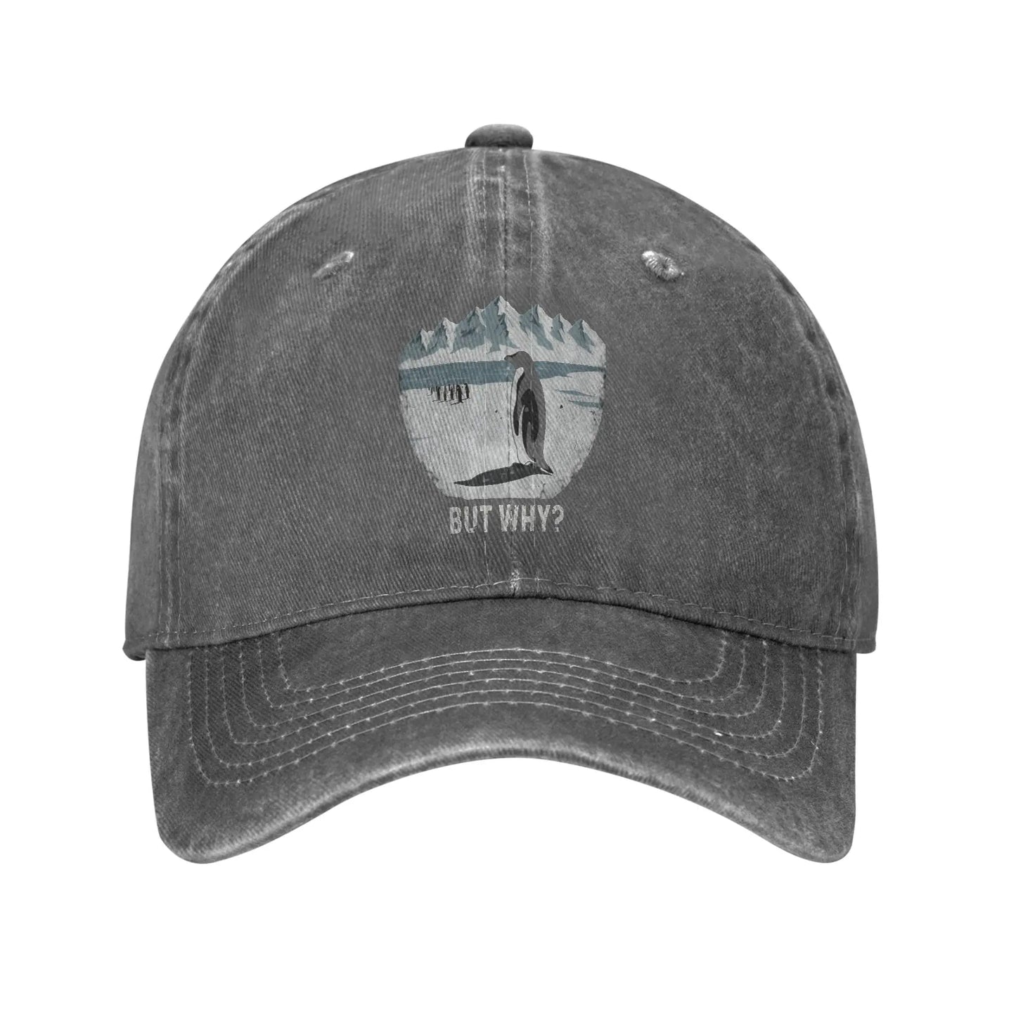 High Quality Nihilist Penguin Washed Baseball Cap
