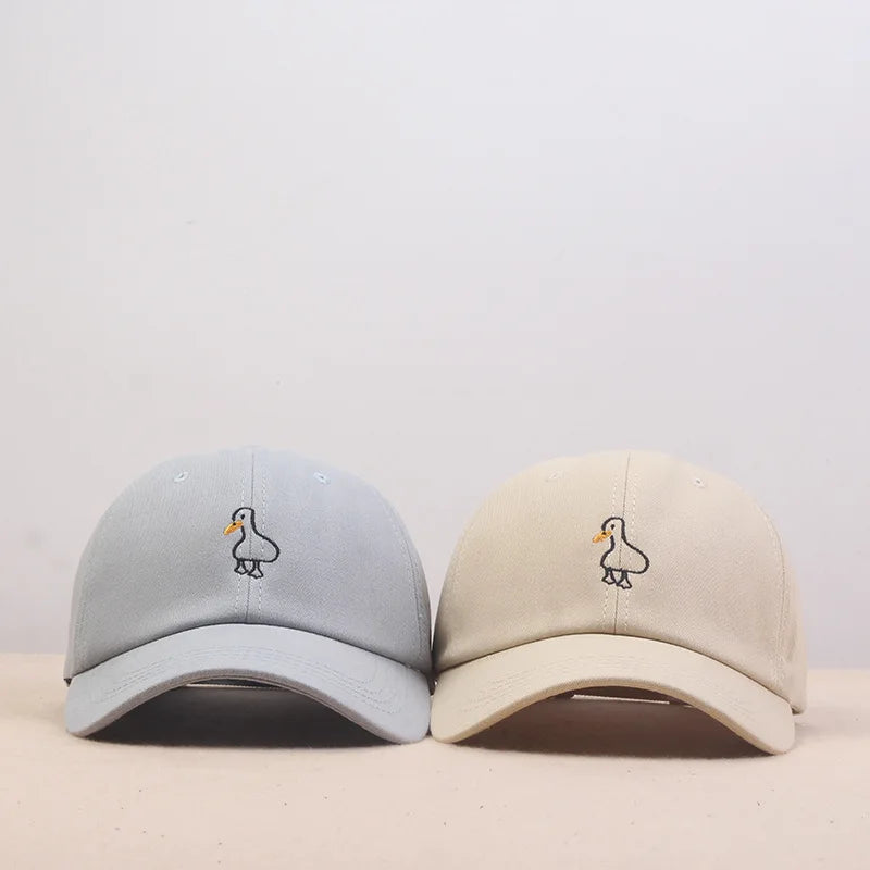 Duck Embroidered Casual Couple Baseball Cap