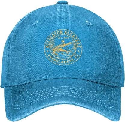 Alligator Alcatraz Low Profile Washed Baseball Cap