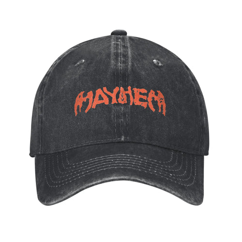 Lady Gaga Mayhem Vintage Denim Baseball Cap