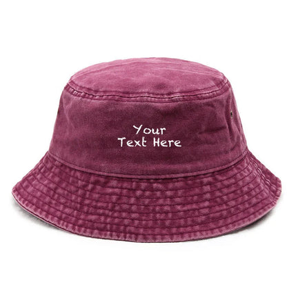Cotton Washed Vintage Fishing Bucket Hat