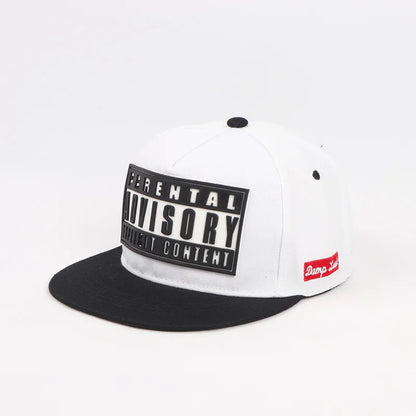 3D Letter Flat-Brim Hip-Hop Snapback