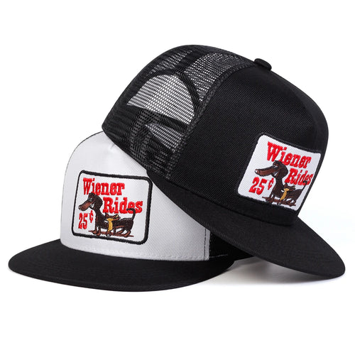 Shittles Embroidery Mesh Hip Hop Snapback Cap