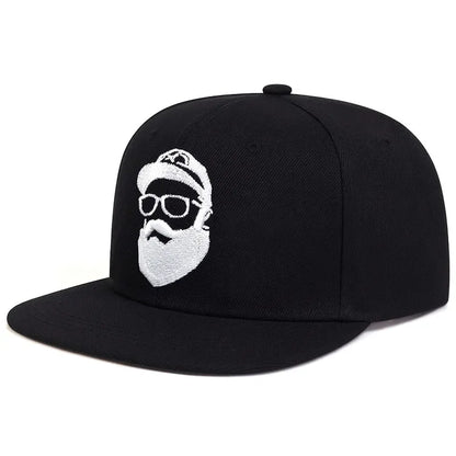Unisex Uncle Beard Embroidery Hip-hop Hats