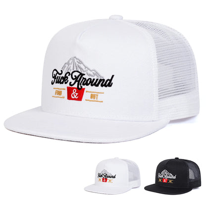 Unisex ANOUND Letter Embroidery Hip-hop Net Hats