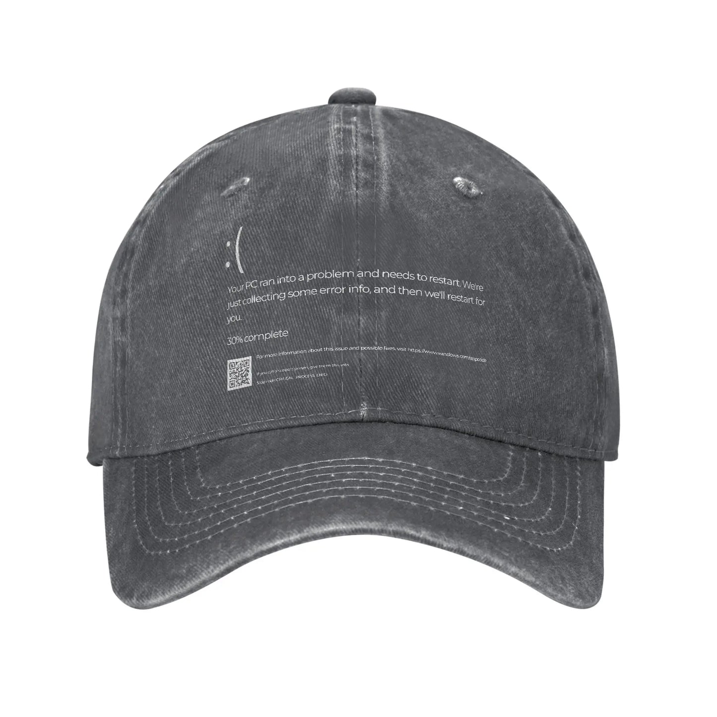 Blue Screen Of Death Casual Trucker Baseball Cap