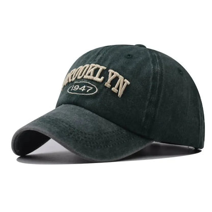 Brooklyn Embroidered Korean Hip Hop Baseball Cap