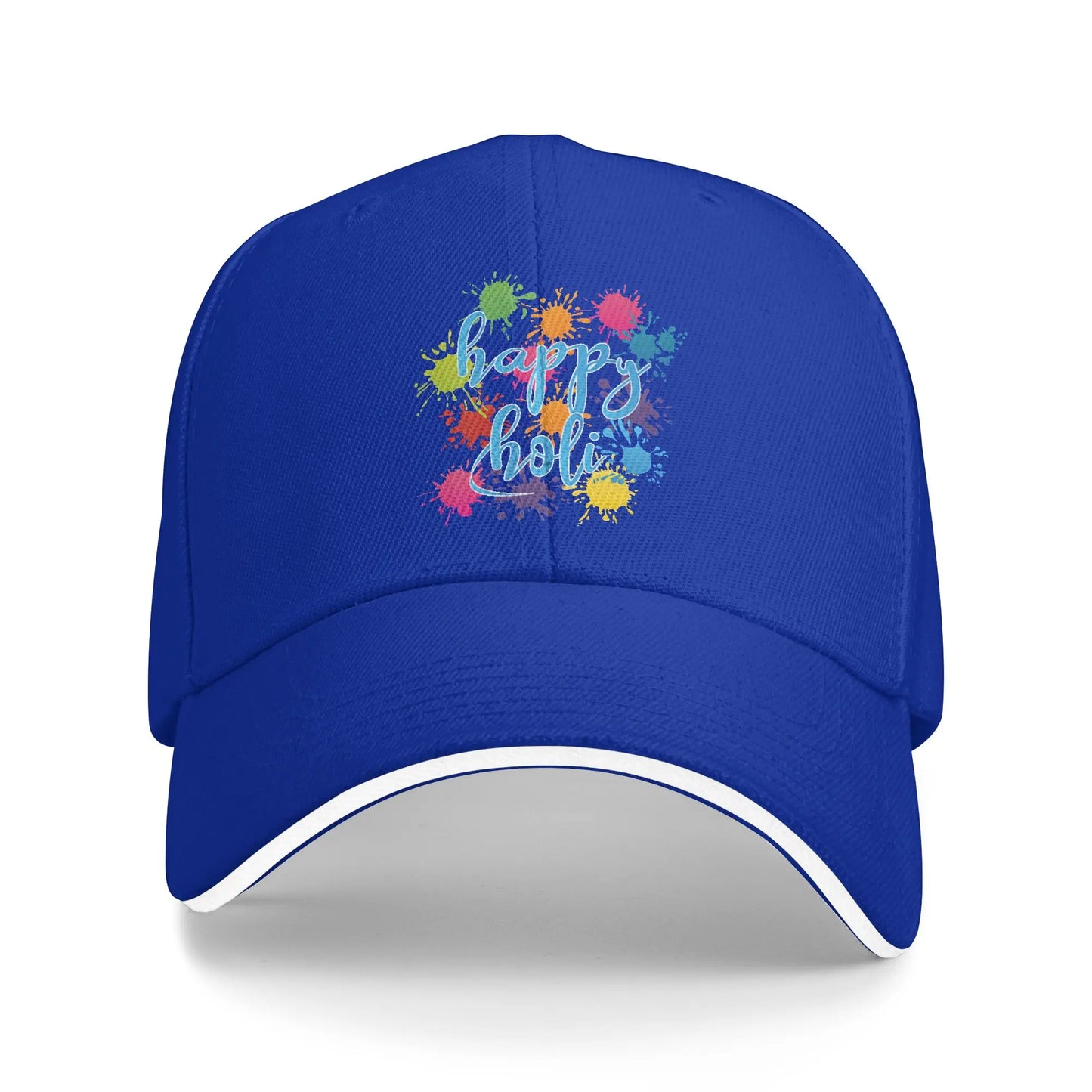 Happy Holi Color Festival Custom Baseball Cap