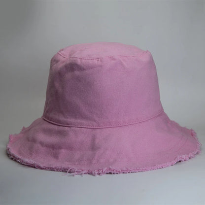 Spring Summer Cotton Travel Bucket Hat