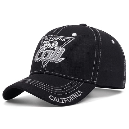 California Bear Embroidery Baseball Cap