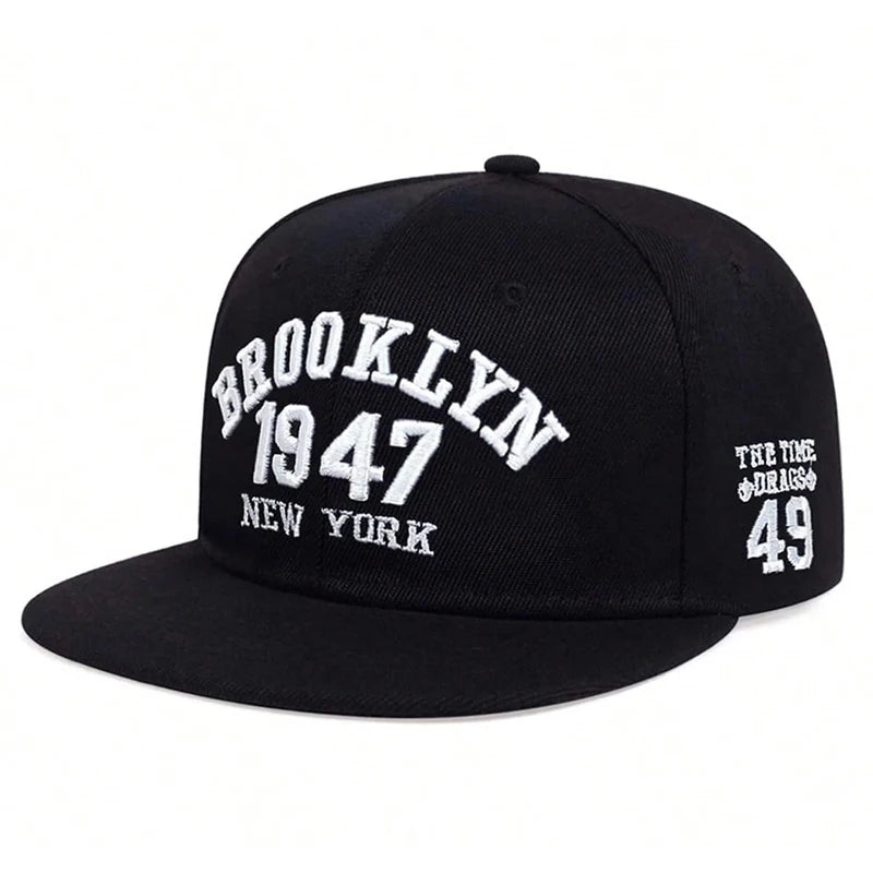 Brooklyn 1947 Embroidered Snapback Cap