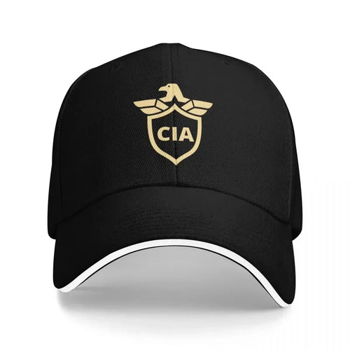 CIA Eagle Golden Hip Hop Trucker Baseball Cap