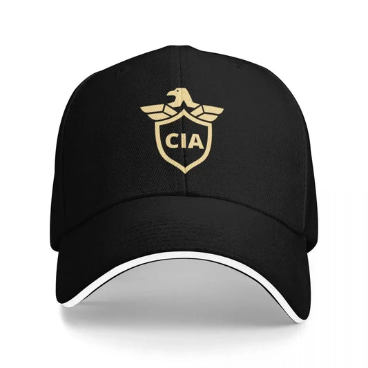 CIA Eagle Golden Hip Hop Trucker Baseball Cap